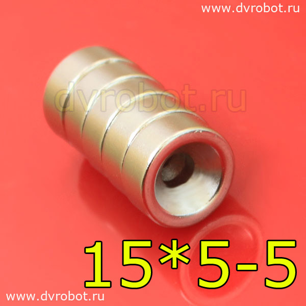 Неодимовый магнит 15х5-5 мм