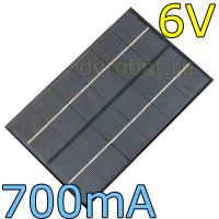 Солнечная панель 6В - 700мА (4.2W)