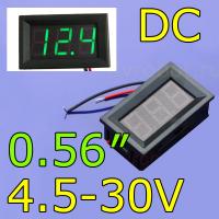 Вольтметр 0.56/DC4.5-30V/зеленый