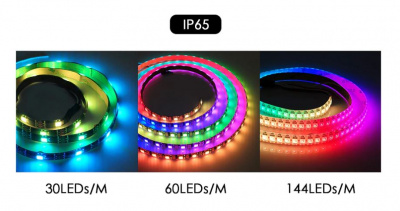 Адресная RGB лента WS2812B/IP67/144LB