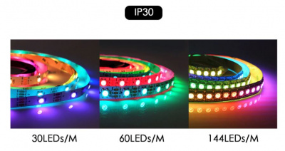 Адресная RGB лента WS2812B/IP65/144LB