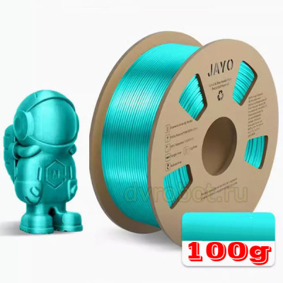 Пластик JAYO - PLA\1.75\100г- Зеленый Шелк