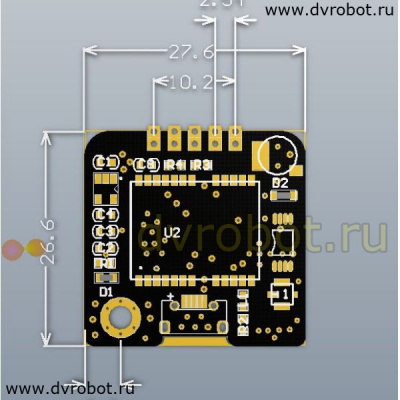 Модуль GPS GT-U7 NEO6M-mini