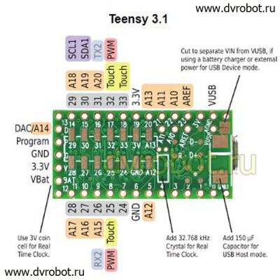 Модуль Teensy 3.1