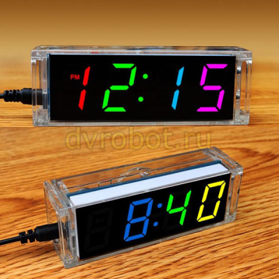 Набор DIY / LED часы - RGB