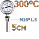 Термометр WSS311-300/5см