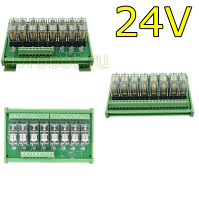 Реле под din-рейку/8 - 24В